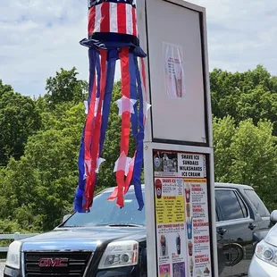 a car parked in a parking lot