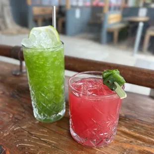 Aloe Vera Mocktail, Prickly Pear Drinks