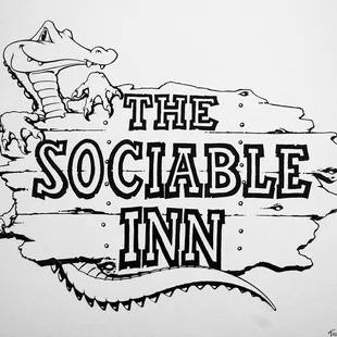 the logo for the sociable inn