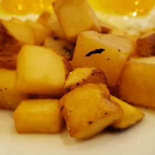 Great skin on breakfast potatoes
