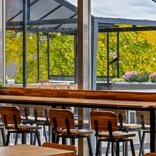 Huge elevated Patio with fire-pits.