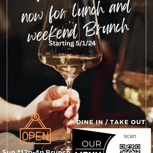 New hours starting May 1st 2024