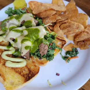 Chimichurri Steak Sandwich &amp; Chips