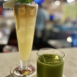 Social Mai Tai ($14) &amp; Matcha Old Fashion ($15). So worth!