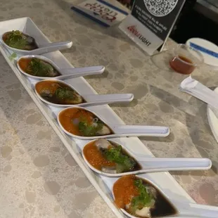 My absolute favorite oyster shooters