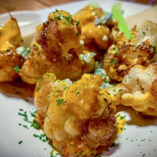 Roasted Cauliflower with cheese