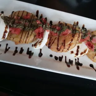 Fried Green Tomato Caprese