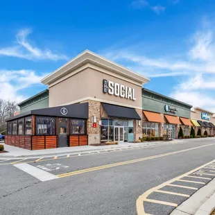 the outside of the store