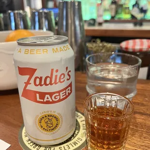 Beer and a shot special