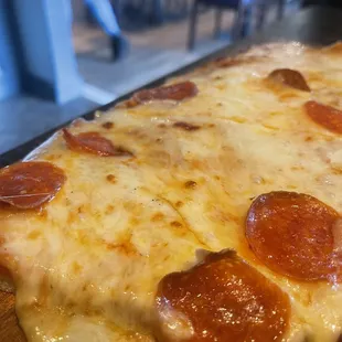 pizza, food