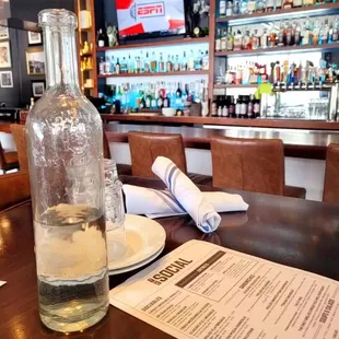 Table set at The Social.