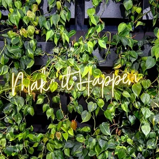 Interior mural/plant wall