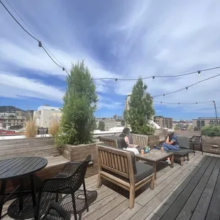 Rooftop patio