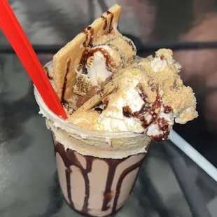S&apos;mores milkshake