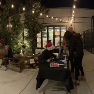 Panorama of the courtyard/check in area