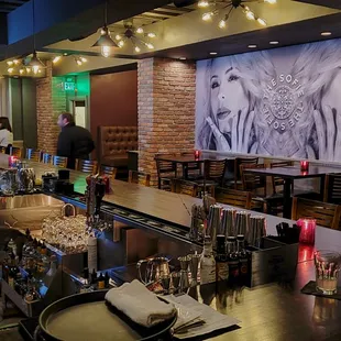 The front of The Sofie offers bar seating.