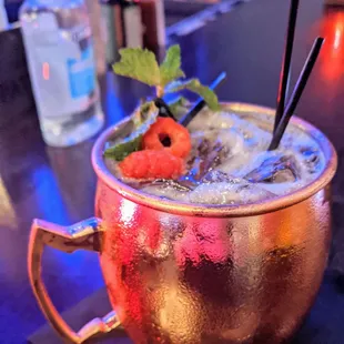 Raspberry Mint Mule $10