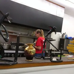 They cook right next to you!