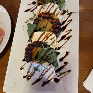 Capresi salad with a balsamic reduction