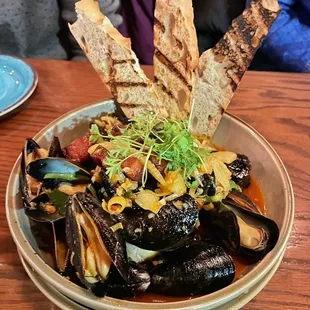 The mussels were my fav thing we ate at our meal -good sharing option for our table of 4