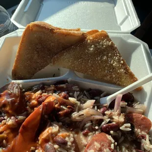 Red beans rice and sausage