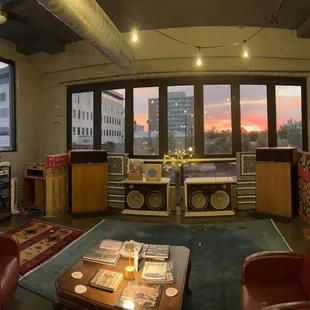 a man in a recording studio