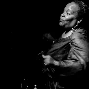 Rhonda Benin performing on opening night, 11/10/2012