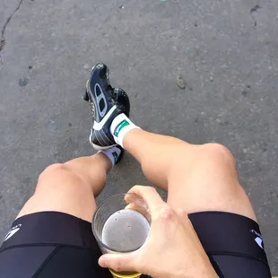 Post ride brew