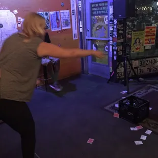 Jack's trivia night includes a goofball physical challenge!!