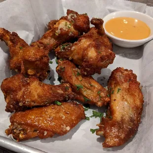 Garlic chicken wings