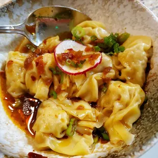 Spicy wonton were good! Spicy kick right off the bat!