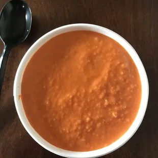 Tomato soup! Omg!!!!! Amazing