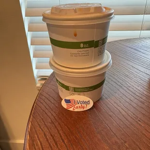 Free soup when you show your voting sticker!