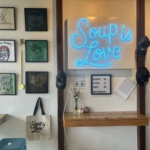 sushi and sashimi, interior