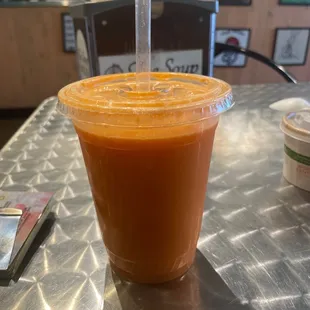 Moonage Daydream - carrot, orange, apple, lemon, turmeric, ginger, cayenne