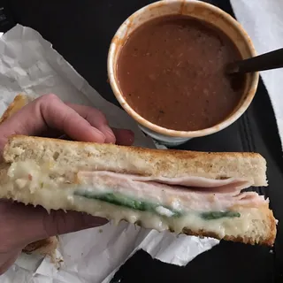 Turkey, Cilantro Pesto, Spinach, Pepper Jack