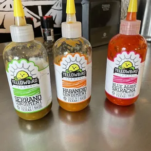Amazing different sauces they carried. I will be finding these on Amazon to purchase.