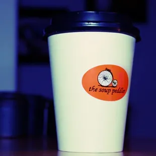 See, cute orange sticker!