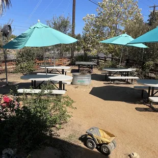 Outside seating