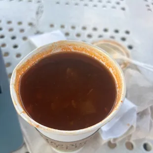 Vegetarian tortilla soup (16oz)