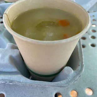 Chicken soup with rice