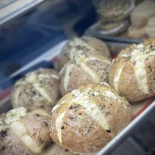 Rosemary Stuffed Bagel