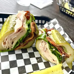 You can get any sandwich on the pickle bread