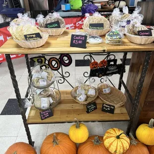 Cookies and snacks