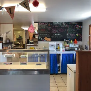 Inside of the store