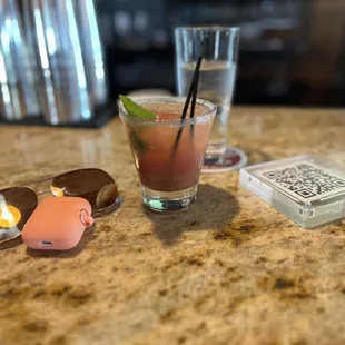 Bourbon and blood orange blast