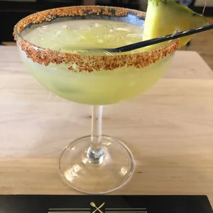 Spicy pineapple margarita