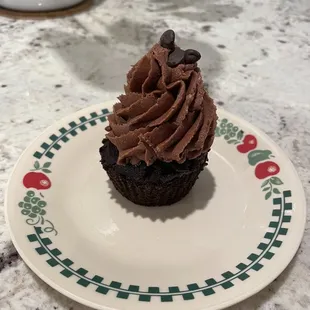 Triple chocolate cupcake