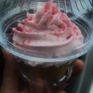 Raspberry cupcake