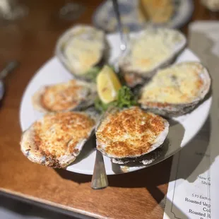 Baked oysters Appetizer